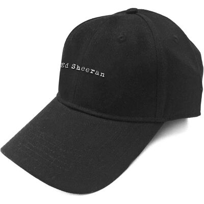 Ed Sheeran Svart Baseballcap - Logo Typ Unisex Ed Sheeran Svart Baseballcap - Logo Typ Unisex