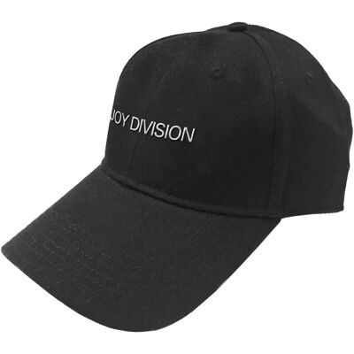 Joy Division Band Logo Baseball Cap - Unisex - Svart - One Size Joy Division Band Logo Baseball Cap - Unisex - Svart - One Size