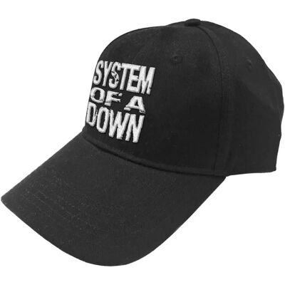 Casquette de baseball logo empilée de System Of A Down - Casquette - Publicité Casquette de baseball logo empilée de System Of A Down - Casquette - Publicité