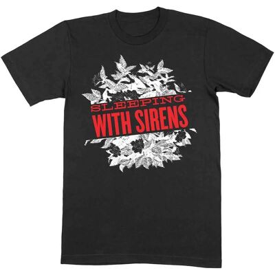 HeyRusty Sleeping With Sirens Blommig Svart XL - T-shirt HeyRusty Sleeping With Sirens Blommig Svart XL - T-shirt
