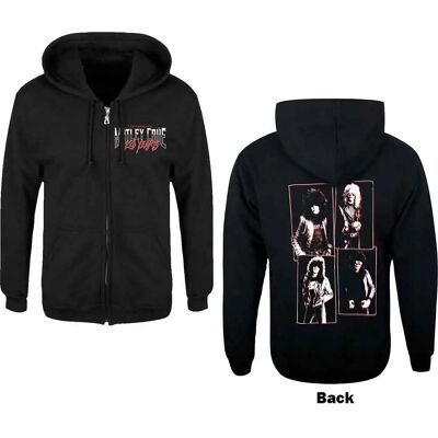 Motley Crue 40 Years Hoodie Svart L - Huvtröja Motley Crue 40 Years Hoodie Svart L - Huvtröja