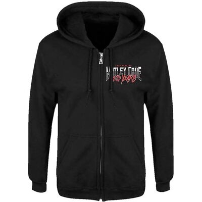 Motley Crue 40 Years Hoodie Svart L - Huvtröja Motley Crue 40 Years Hoodie Svart L - Huvtröja