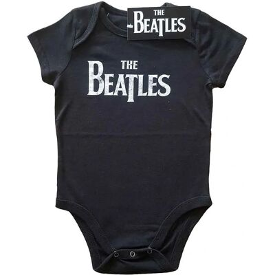 The Beatles Baby Grow Drop T Band Logo - Baby Grow for 0-24 Months The Beatles Baby Grow Drop T Band Logo - Baby Grow for 0-24 Months