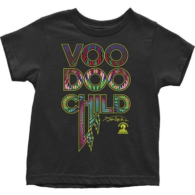 Jimi Hendrix Voodoo Child Black Toddler T-Shirt - T-Shirt Jimi Hendrix Voodoo Child Black Toddler T-Shirt - T-Shirt