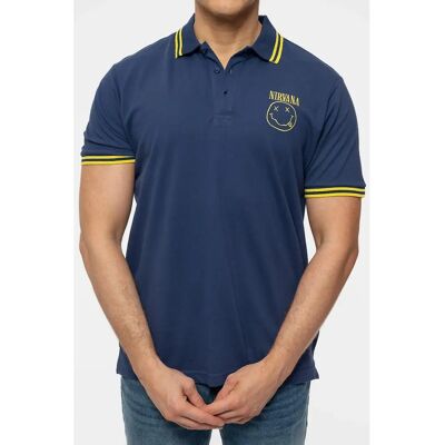HeyRusty Nirvana Blå XL Polo - Polo Shirt HeyRusty Nirvana Blå XL Polo - Polo Shirt