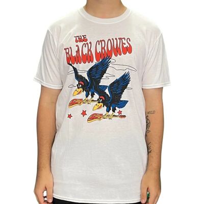 The Black Crowes Flying Crowes T-shirt - Bandlogga - Vit The Black Crowes Flying Crowes T-shirt - Bandlogga - Vit