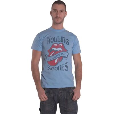 HeyRusty The Rolling Stones Unisex Blue Tour T-Shirt - T-Shirt HeyRusty The Rolling Stones Unisex Blue Tour T-Shirt - T-Shirt