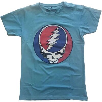 Grateful Dead X-Small Blå Steal Your Face T-shirt Grateful Dead X-Small Blå Steal Your Face T-shirt