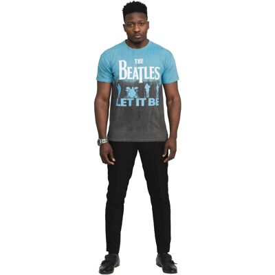 The Beatles Unisex T-Shirt: Let It Be Split Dip-Dye - T-Shirt The Beatles Unisex T-Shirt: Let It Be Split Dip-Dye - T-Shirt