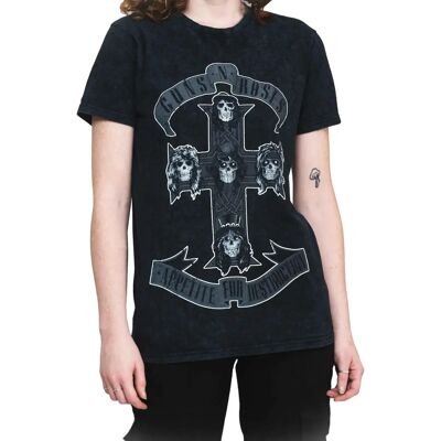 Guns N' Roses Official Band T-Shirt - Monochrome Cross - XXL Guns N' Roses Official Band T-Shirt - Monochrome Cross - XXL