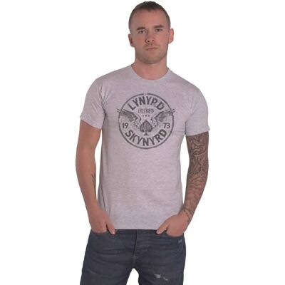 HeyRusty Lynyrd Skynyrd - Wings Grey T-shirt - Rock HeyRusty Lynyrd Skynyrd - Wings Grey T-shirt - Rock