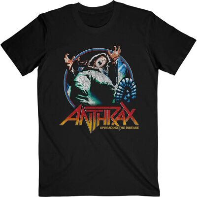Anthrax Modell M Vignetta Logo T-Shirt - Rock Anthrax Modell M Vignetta Logo T-Shirt - Rock