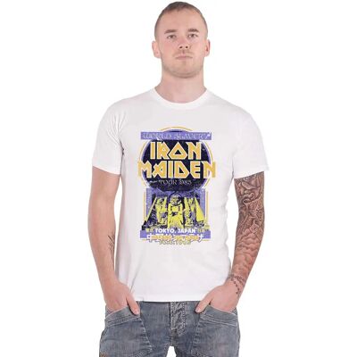 HeyRusty Iron Maiden Powerslave Japan Flyer T-shirt - T-shirt HeyRusty Iron Maiden Powerslave Japan Flyer T-shirt - T-shirt
