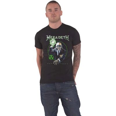 Megadeth RIP Jubileums Svart T-Shirt Megadeth RIP Jubileums Svart T-Shirt