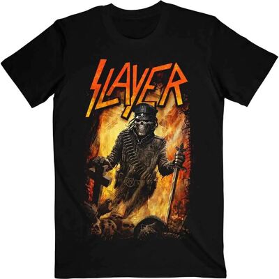 Svart Slayer Aftermath T-shirt - Rock Svart Slayer Aftermath T-shirt - Rock