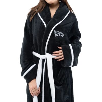 Unisex morgonrock i svartvitt från My Chemical Romance - The Black Parade - Morgonrock Unisex morgonrock i svartvitt från My Chemical Romance - The Black Parade - Morgonrock