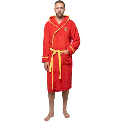 HeyRusty Unisex Screamadelica Red Bathrobe - Bathrobe HeyRusty Unisex Screamadelica Red Bathrobe - Bathrobe