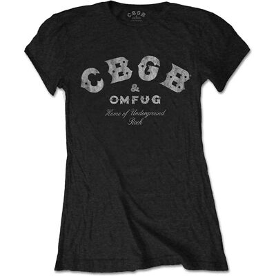 HeyRusty Cbgb X-small - Svart T-shirt med klassiskt logo HeyRusty Cbgb X-small - Svart T-shirt med klassiskt logo