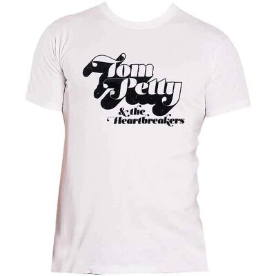Tom Petty & The Heartbreakers Tom Petty Retro Logo T-Shirt - T-Shirt Tom Petty & The Heartbreakers Tom Petty Retro Logo T-Shirt - T-Shirt