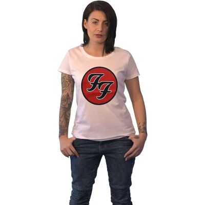 HeyRusty Foo Fighters Ff Logo White X-small - T-shirt HeyRusty Foo Fighters Ff Logo White X-small - T-shirt