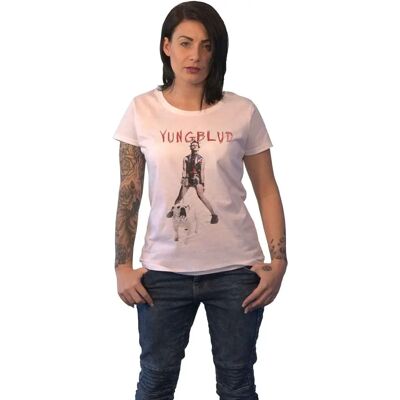 Yungblud White T-Shirt - Crew Neck - Short Sleeves - Front Print Yungblud White T-Shirt - Crew Neck - Short Sleeves - Front Print