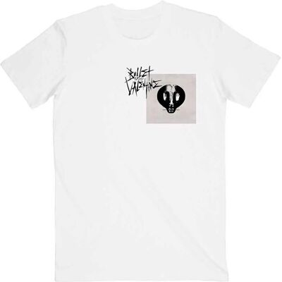 Vit T-shirt Bullet For My Valentine - Album Cropped & Logo Vit T-shirt Bullet For My Valentine - Album Cropped & Logo