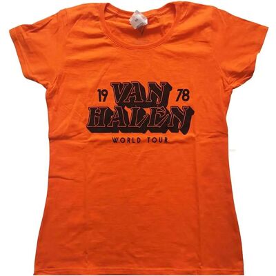HeyRusty Van Halen Orange Modell M T-shirt - Rockband HeyRusty Van Halen Orange Modell M T-shirt - Rockband