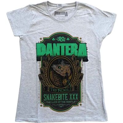 Pantera Snakebite XXX Label Grey X-large - T-shirt Pantera Snakebite XXX Label Grey X-large - T-shirt