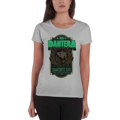Pantera Snakebite XXX Label Heather Grey XXL T-Shirt Pantera Snakebite XXX Label Heather Grey XXL T-Shirt