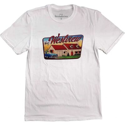 Marvel Comics - WandaVision Westview White T-shirt Marvel Comics - WandaVision Westview White T-shirt