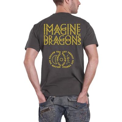 Grå Unisex T-shirt av Imagine Dragons - Cutthroat Symbols - T-shirt Grå Unisex T-shirt av Imagine Dragons - Cutthroat Symbols - T-shirt