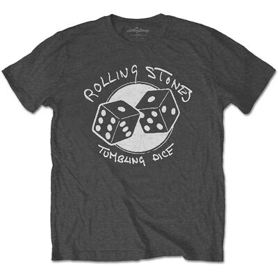 Rolling Stones Tumbling Dice T-shirt - Unisex, Mörkgrå Rolling Stones Tumbling Dice T-shirt - Unisex, Mörkgrå