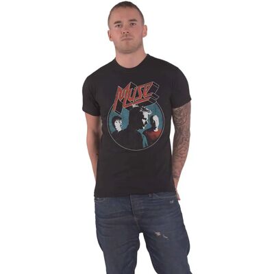 Muse Svart Get Down Bodysuit T-shirt - Officiell Rockband Muse Svart Get Down Bodysuit T-shirt - Officiell Rockband