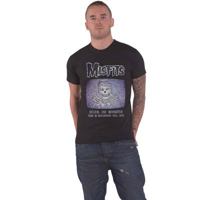 Misfits Static Age Revisited Black T-Shirt - Punk Misfits Static Age Revisited Black T-Shirt - Punk
