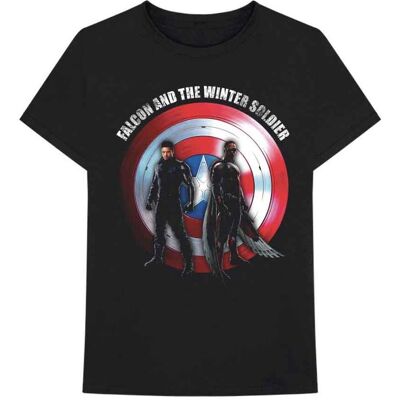 Svart Marvel T-shirt med sköld-logo - T-shirt Svart Marvel T-shirt med sköld-logo - T-shirt