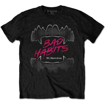 HeyRusty Ed Sheeran - Svart M T-shirt med Dåliga Vanor HeyRusty Ed Sheeran - Svart M T-shirt med Dåliga Vanor