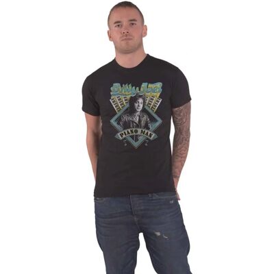HeyRusty Billy Joel | Officiell band T-shirt | Piano Man Svart Small - T-shirt HeyRusty Billy Joel | Officiell band T-shirt | Piano Man Svart Small - T-shirt
