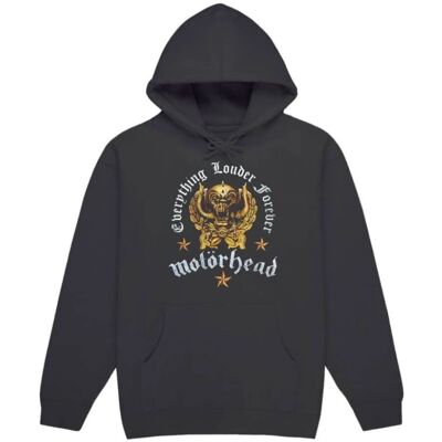 HeyRusty Motorhead Grå hoodie - Unisex streetwear HeyRusty Motorhead Grå hoodie - Unisex streetwear