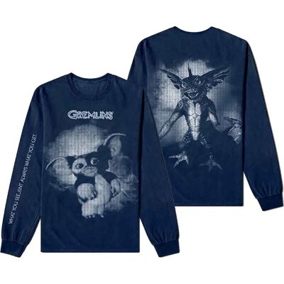 Warner Bros Gremlins Graphic Navy S T-shirt Warner Bros Gremlins Graphic Navy S T-shirt