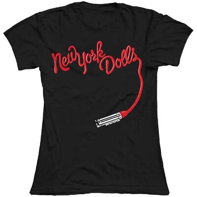 HeyRusty New York Dolls - Läppstiftslogga Svart - T-shirt HeyRusty New York Dolls - Läppstiftslogga Svart - T-shirt
