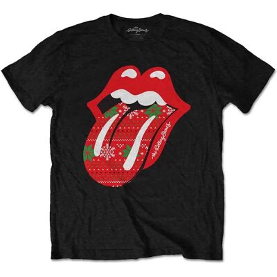 HeyRusty The Rolling Stones Jul-tunga Svart XL T-Shirt - Unisex HeyRusty The Rolling Stones Jul-tunga Svart XL T-Shirt - Unisex