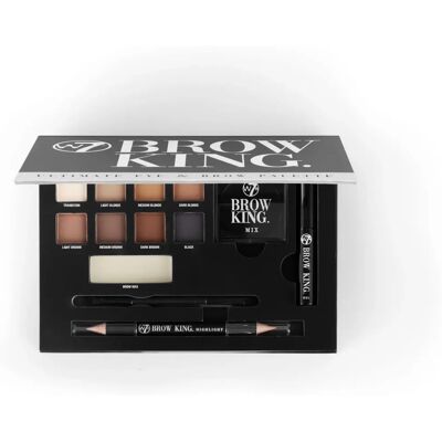 W7 W7 The Brow King Palette ultime pour yeux et sourcils - Kit yeux et sourcils - Publicité W7 W7 The Brow King Palette ultime pour yeux et sourcils - Kit yeux et sourcils - Publicité