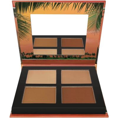 W7 - HONOLULU SILHOUETTE - Bronzers - Contour - Make-up palette W7 - HONOLULU SILHOUETTE - Bronzers - Contour - Make-up palette