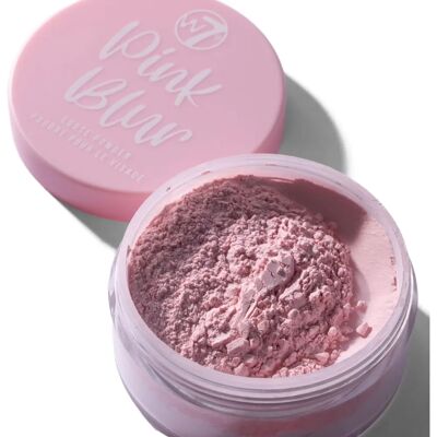 W7 Pink Blur Loose Powder - Σταθεροποιητικό μακιγιάζ, Χωρίς ταλκ, Χωρίς βασανιστήρια, Βεγκανικό, 20g W7 Pink Blur Loose Powder - Σταθεροποιητικό μακιγιάζ, Χωρίς ταλκ, Χωρίς βασανιστήρια, Βεγκανικό, 20g