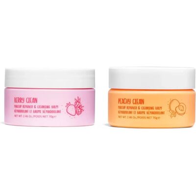 W7 - Peachy Clean & Berry Clean - 2 Piece Set - Face Cleansing Balm W7 - Peachy Clean & Berry Clean - 2 Piece Set - Face Cleansing Balm