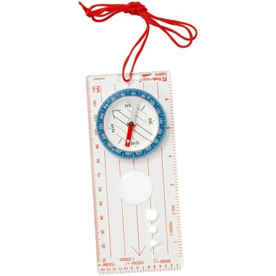 Trekmates Explorer Compass - AW23, SS24 Unisex Transparent Trekmates Explorer Compass - AW23, SS24 Unisex Transparent