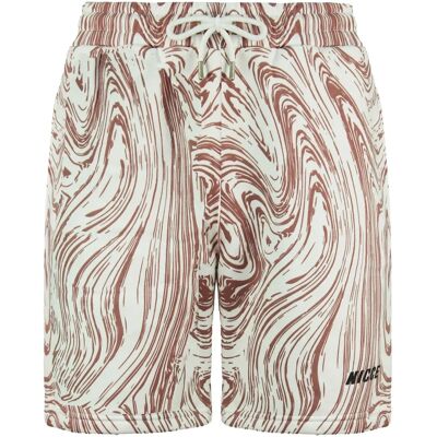 Nicce Witte Roos Heren Asch Joggers Shorts - Shorts Nicce Witte Roos Heren Asch Joggers Shorts - Shorts