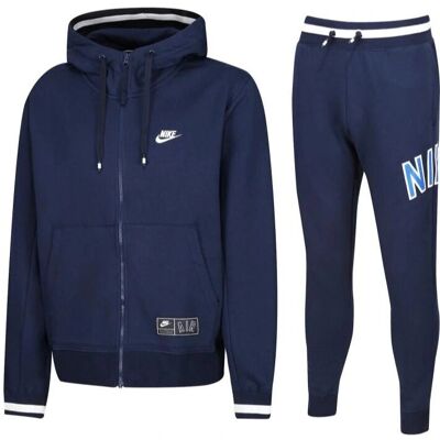 Nike Air XL Navy Tracksuit - Volledig in marineblauw katoen Nike Air XL Navy Tracksuit - Volledig in marineblauw katoen