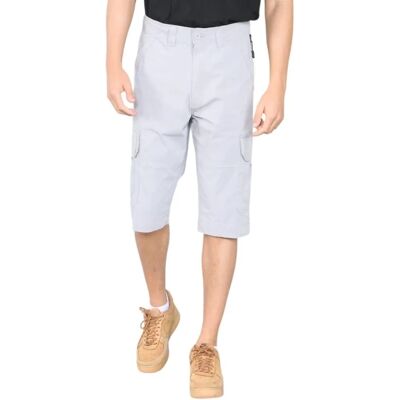 MYT Heren Cargo Sneldrogende Multi-Zak Shorts - Grijs - Korte Broek MYT Heren Cargo Sneldrogende Multi-Zak Shorts - Grijs - Korte Broek