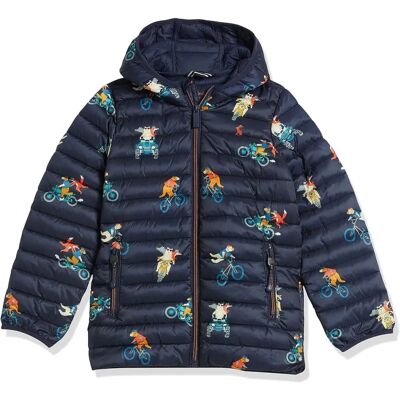 Joules Merk Cairn Navy Jongens Jas - Waterdicht & Opvouwbaar Joules Merk Cairn Navy Jongens Jas - Waterdicht & Opvouwbaar